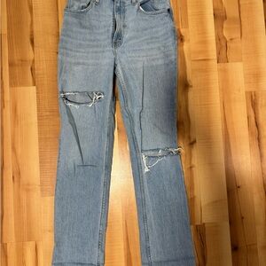 Abercrombie & Fitch Light Blue High Rise Jeans